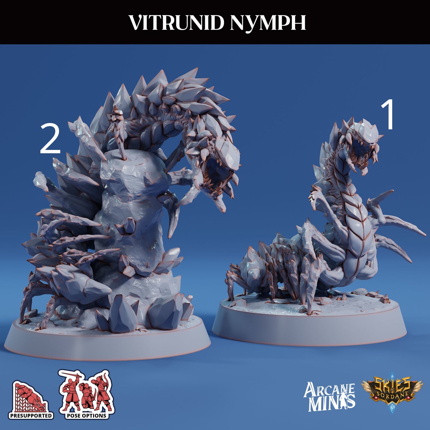 Vitrunid Nymph, Alien Bug - Sordane Publishing