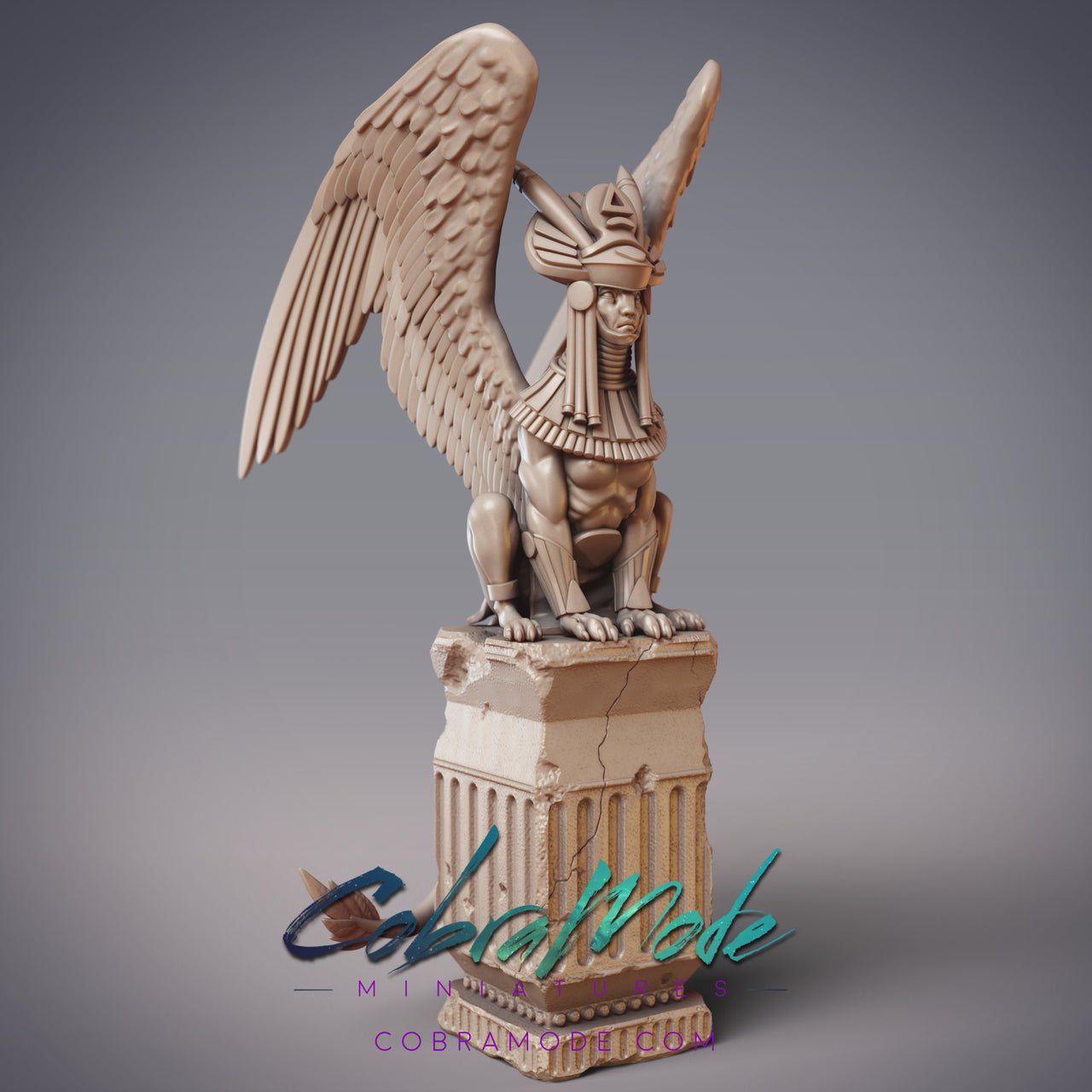 Ahurazad Sphinx Zarha-Anu, Sphinx Statue - CobraMode - CobraMode