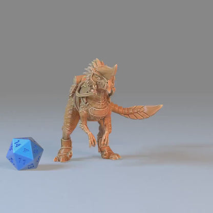 Long Horn Raptor - Epic Miniatures