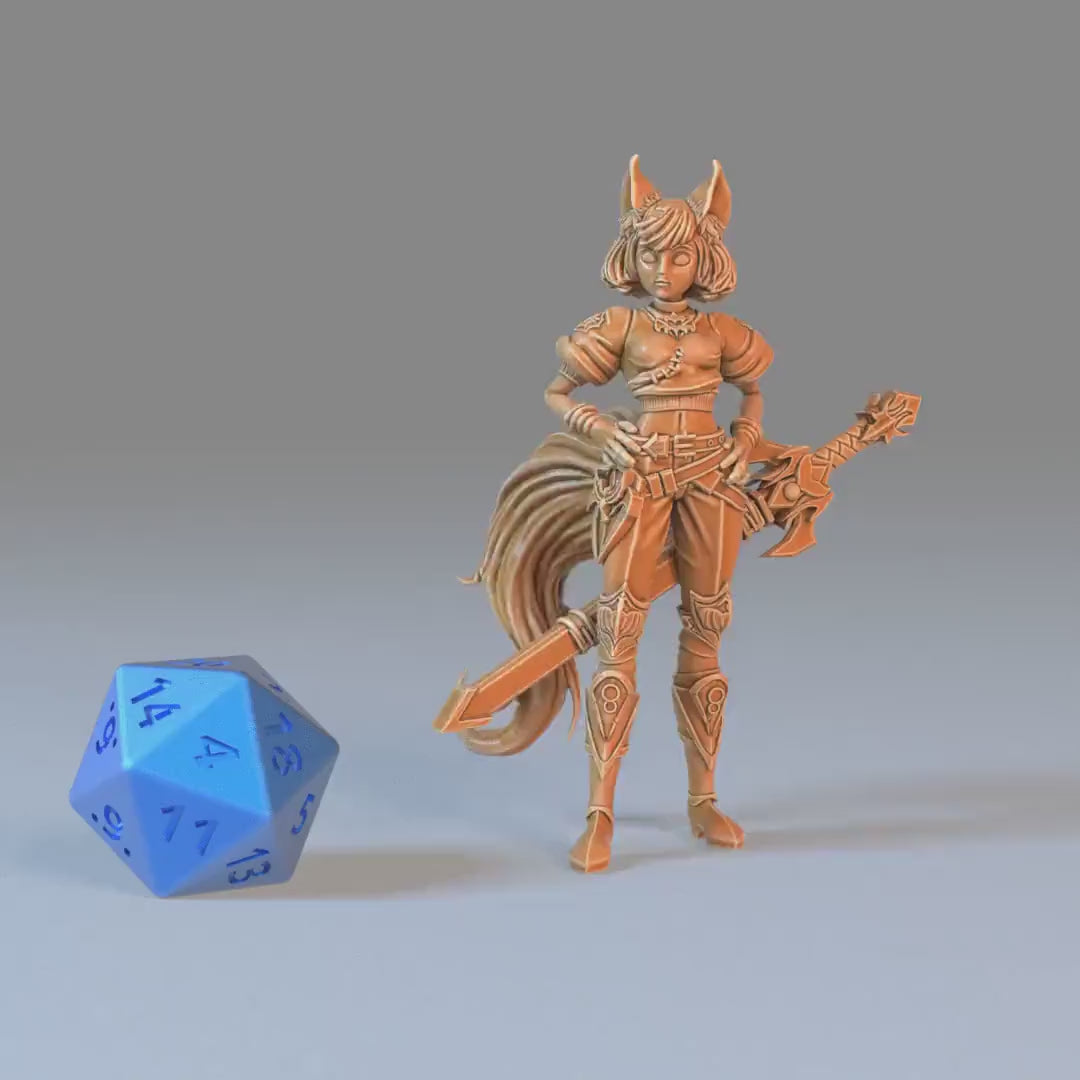 Fennec Fox Girl - Epic Miniatures