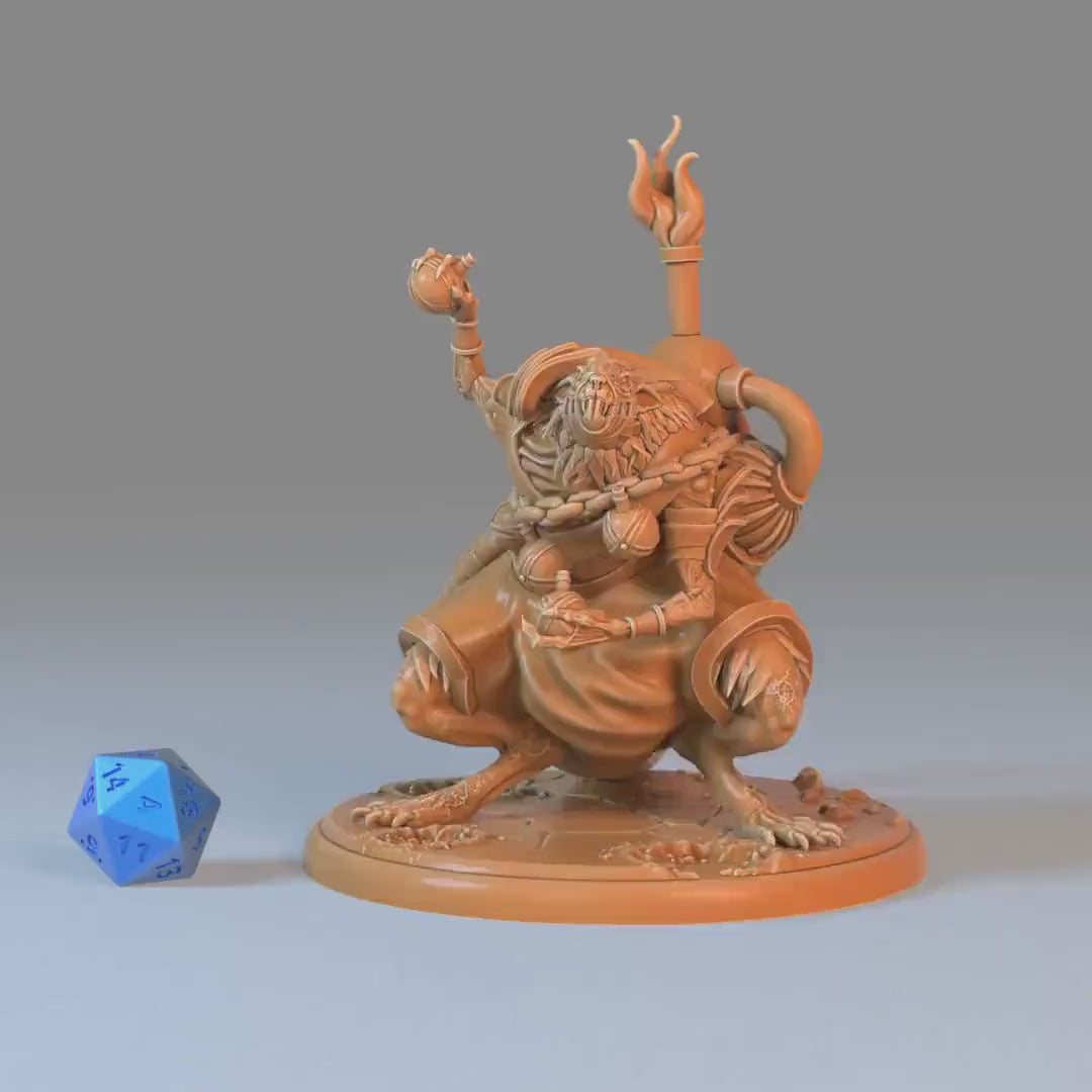 Giant Rat Alchemist - Epic Miniatures