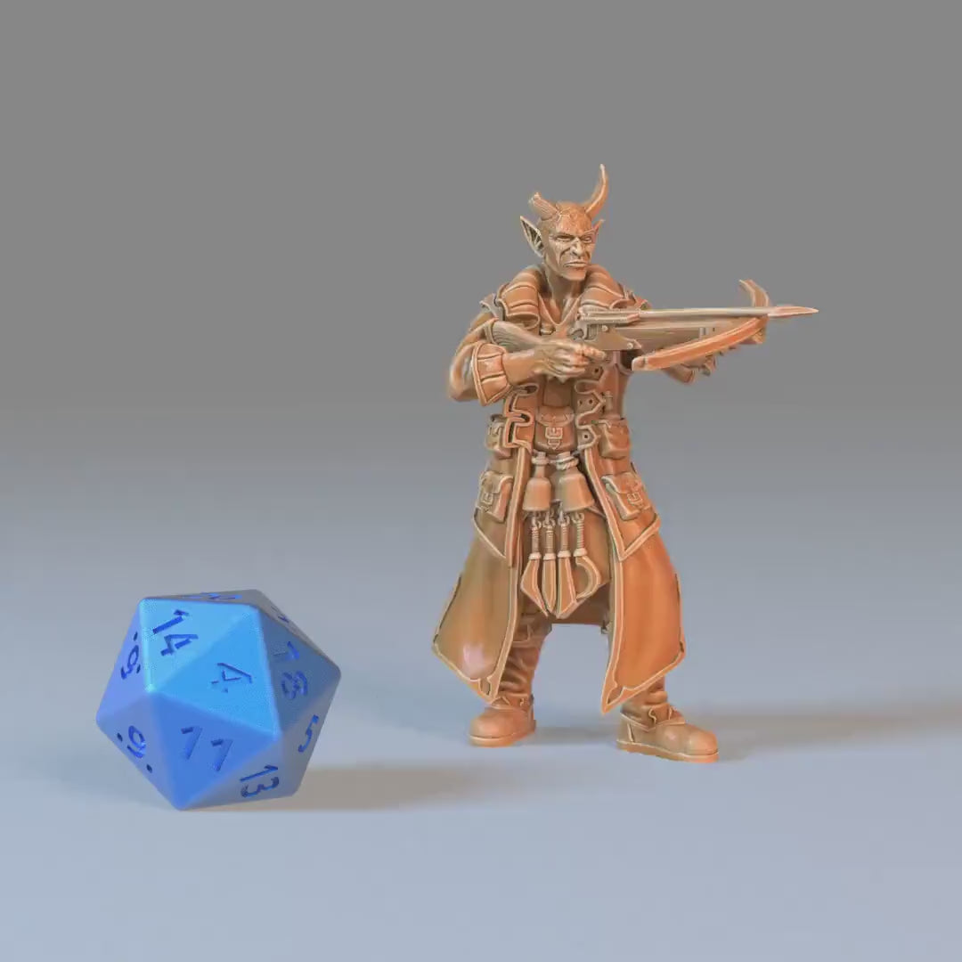 Tiefling Rogue Player Character- Epic Miniatures