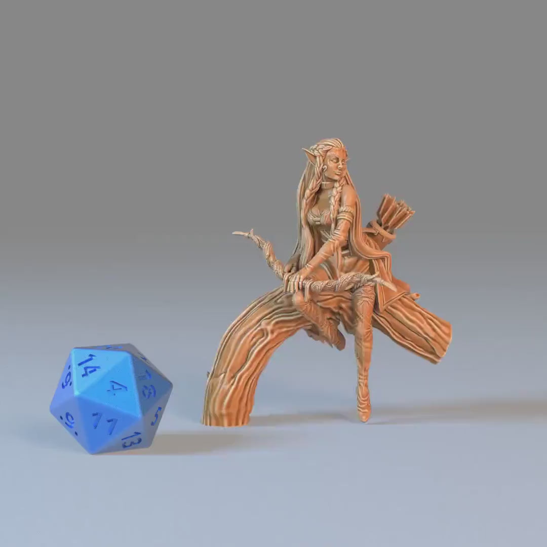 Elf Ranger Female Player Character- Epic Miniatures