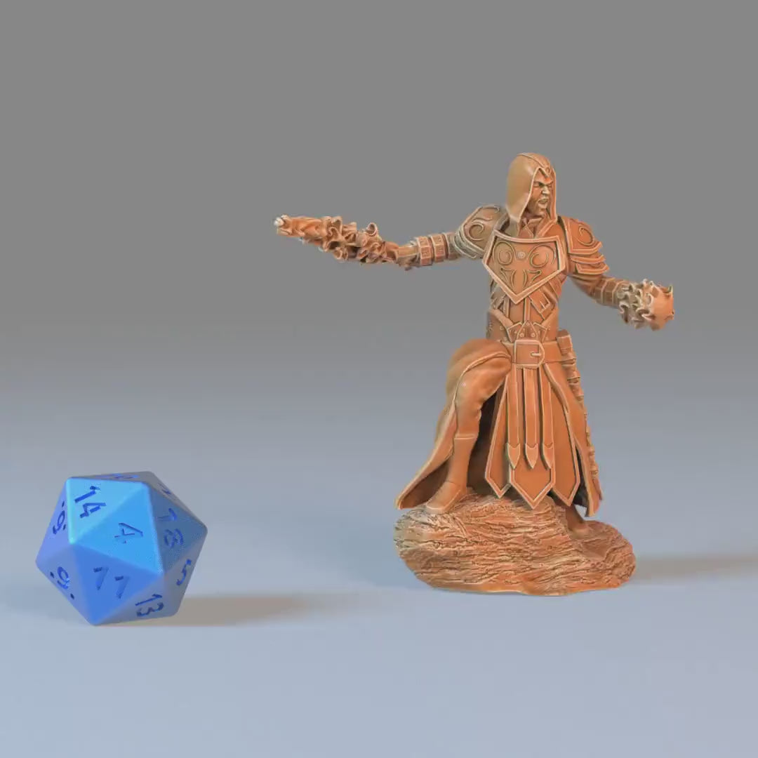 Warlock Player Character- Epic Miniatures