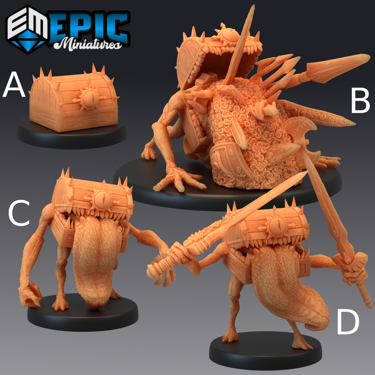 Mimic Chest - Epic Miniatures