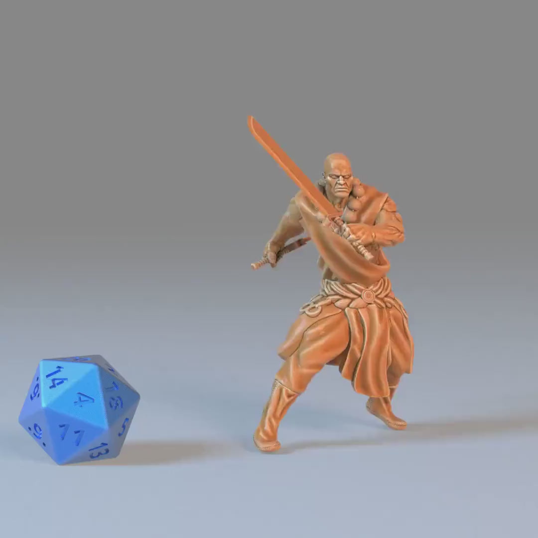 Monk Player Character- Epic Miniatures