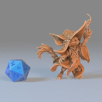 Cat Folk Druid - Epic Miniatures