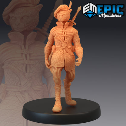 Tabaxi Black Cat Rogue - Epic Miniatures 