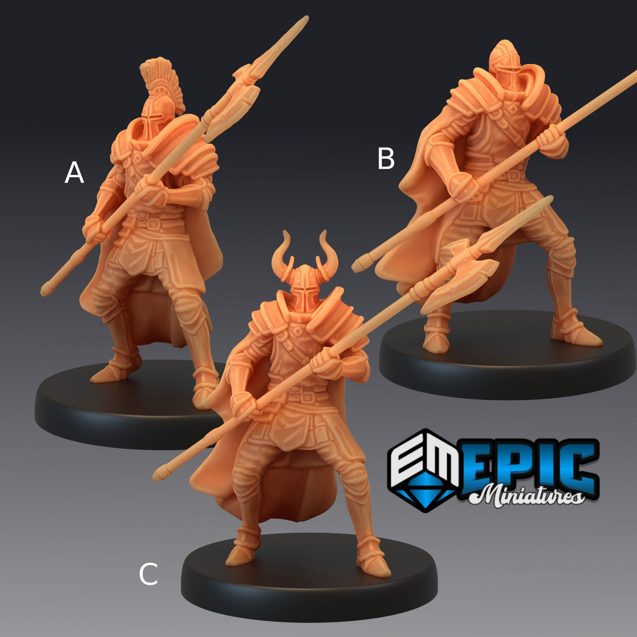 Royal Guard with Halberd - Epic Miniatures 