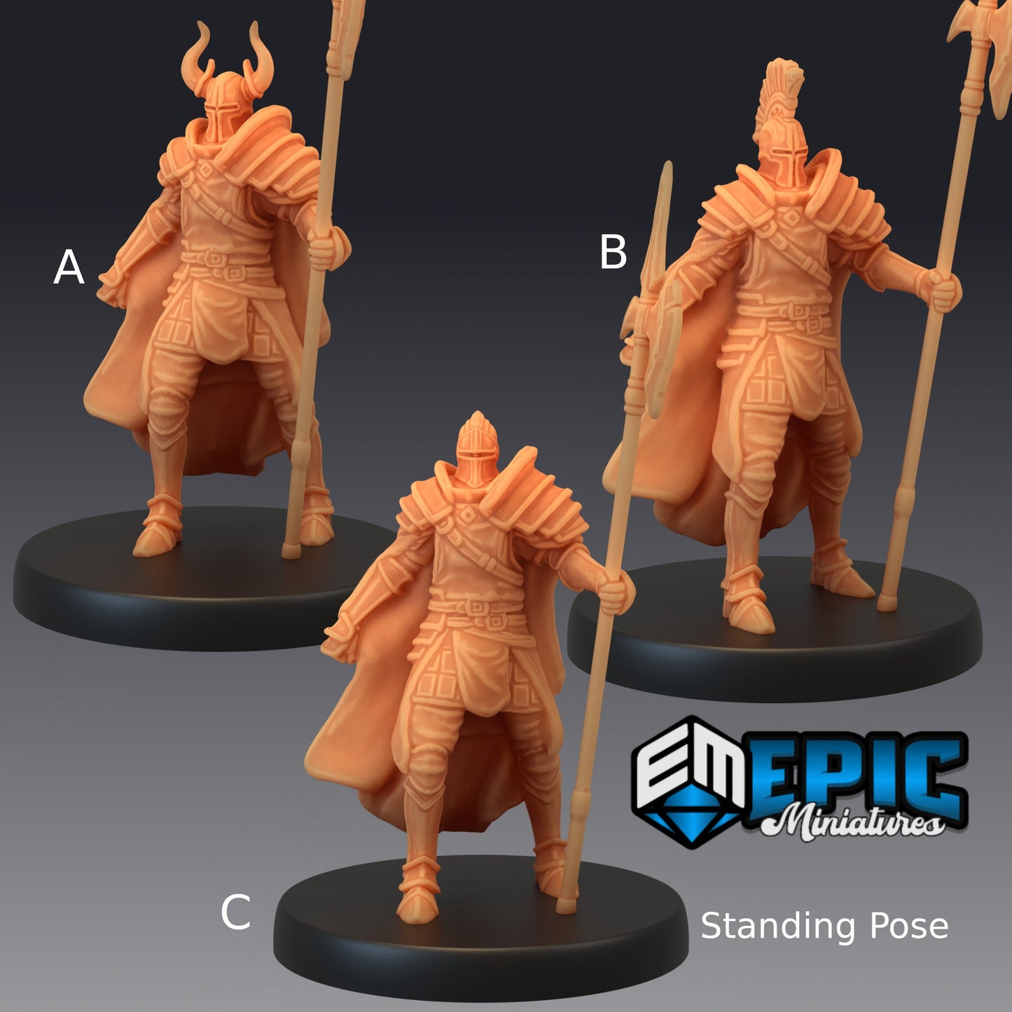 Royal Guard with Halberd - Epic Miniatures 