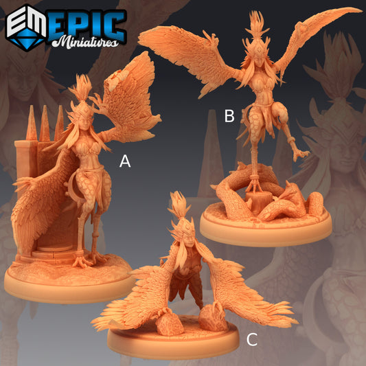Harpy Lady - Epic Miniatures 