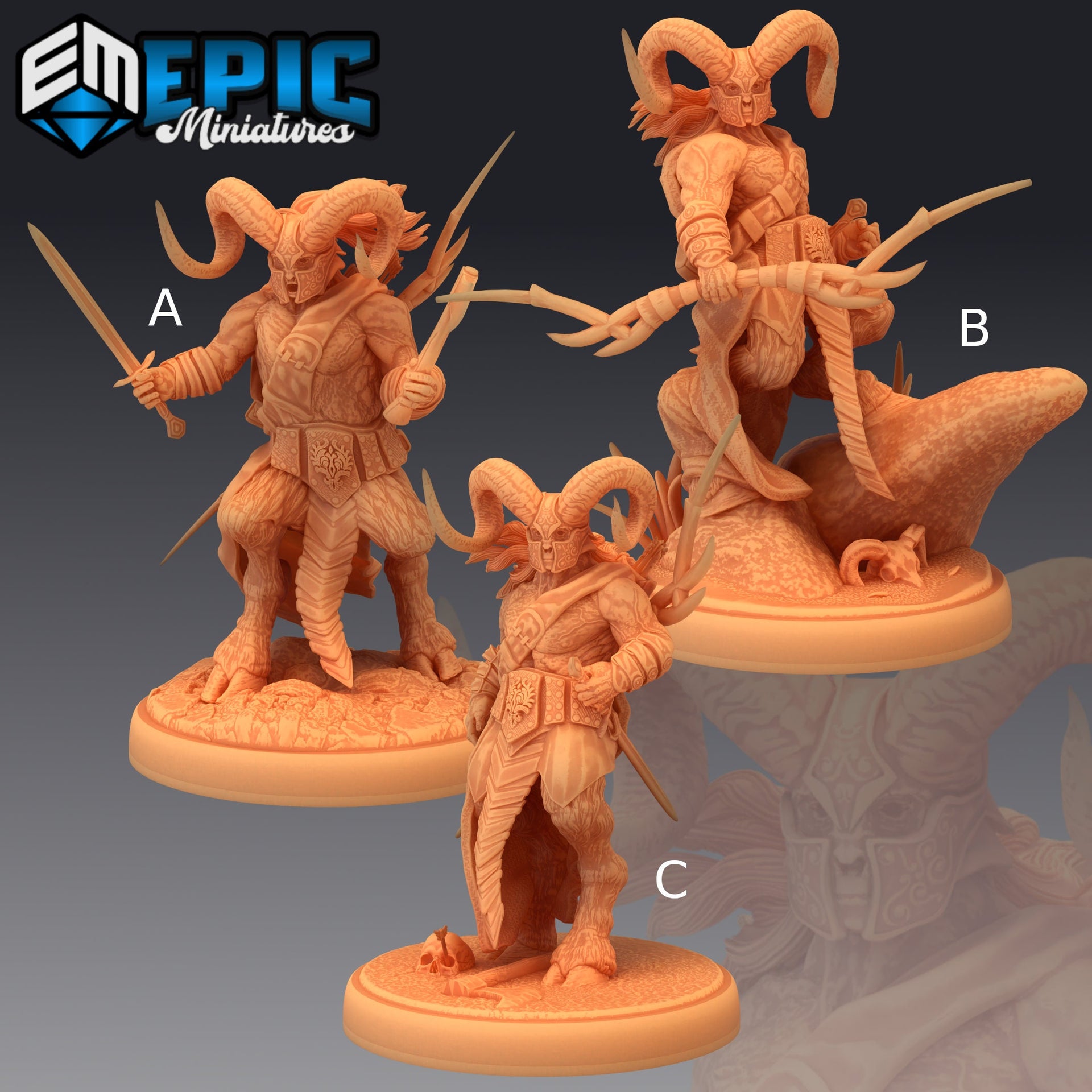Satyr Armored- Epic Miniatures 