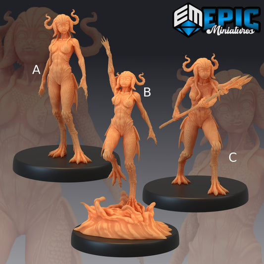 Deep One Female - Epic Miniatures 