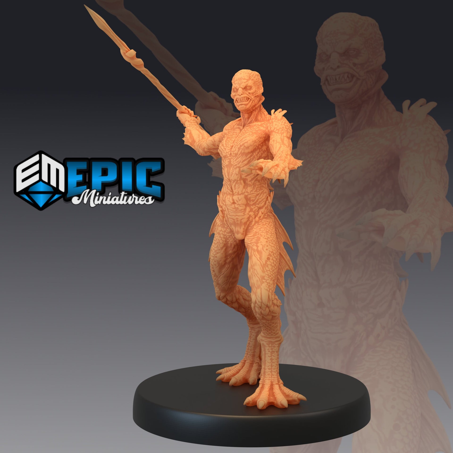 Deep One Male - Epic Miniatures 