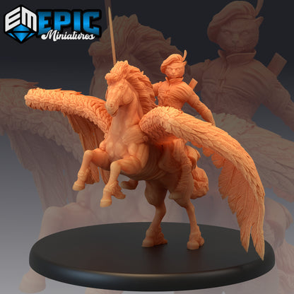 Pegasus, Fallen Pegasus - Epic Miniatures 