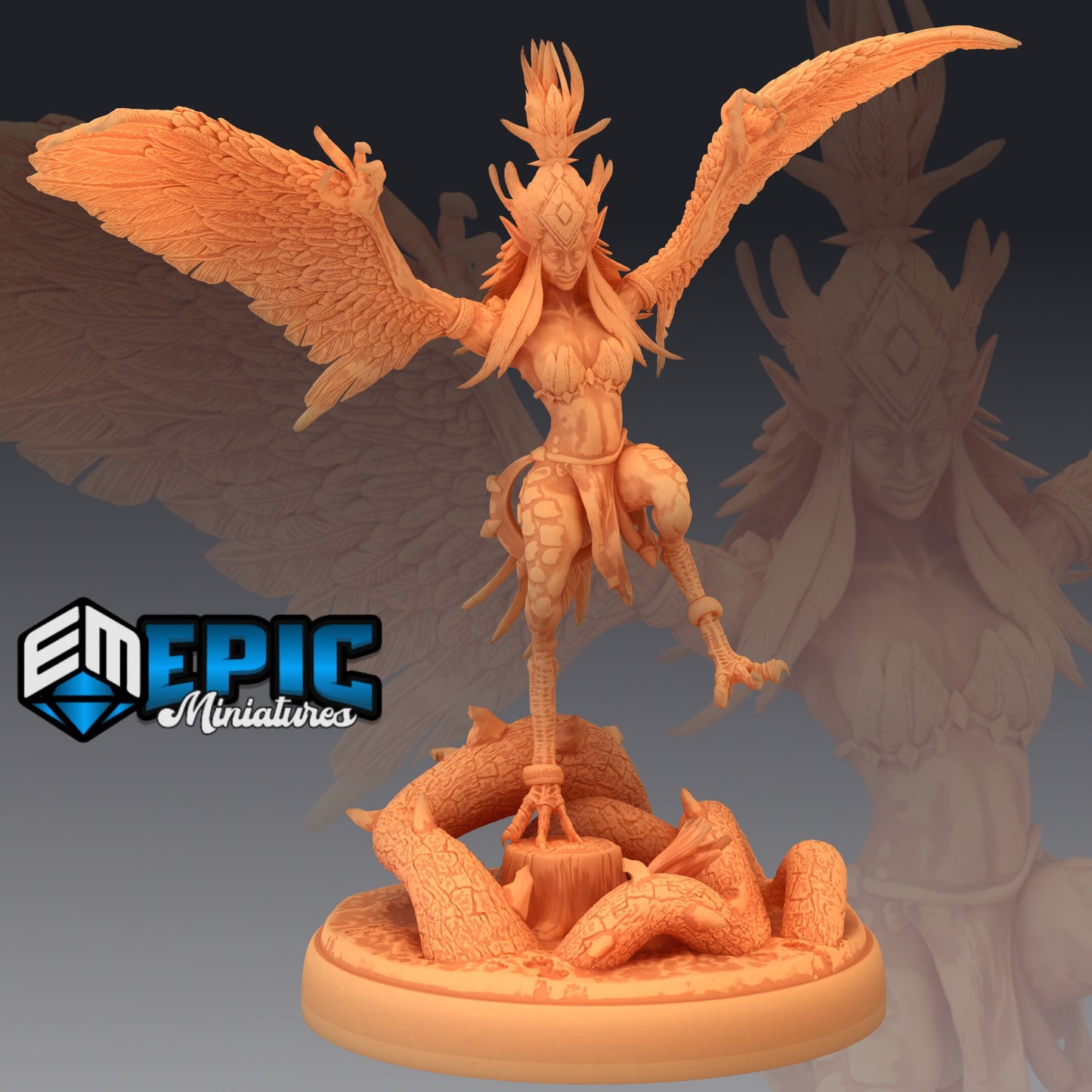 Harpy Lady - Epic Miniatures 