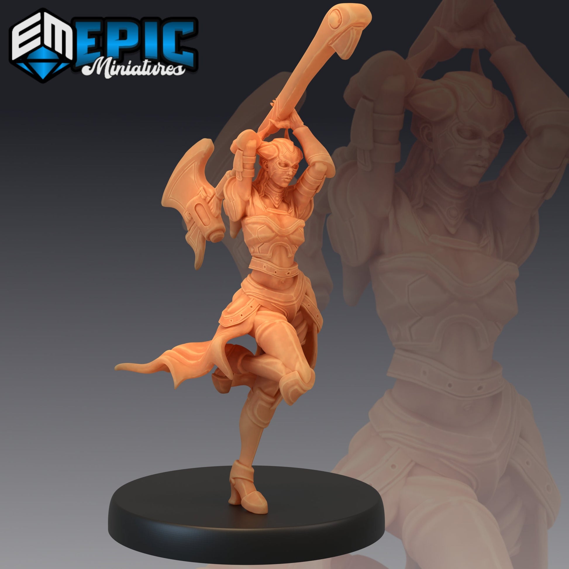 Dark Dragoon Lady - Epic Miniatures 