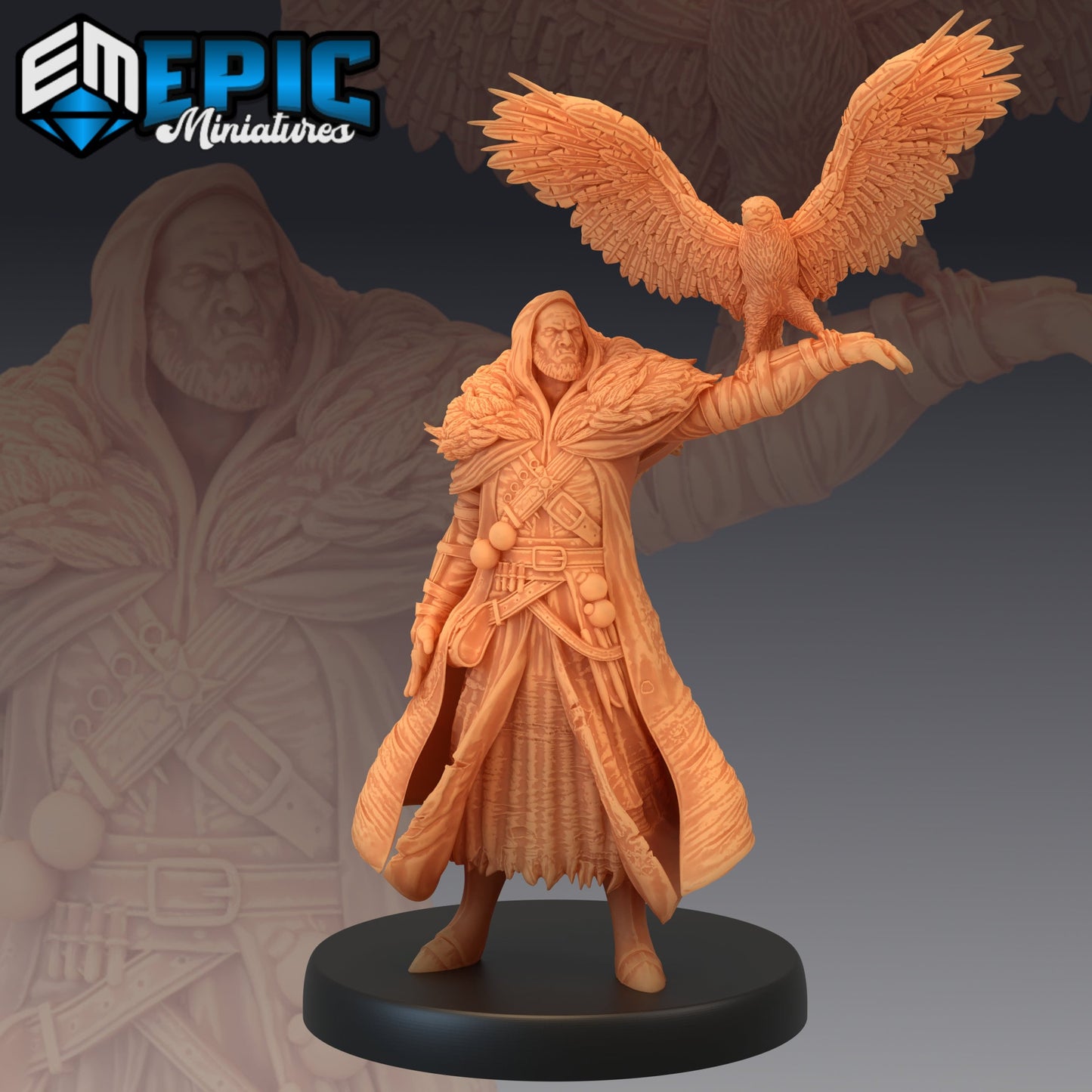Half Orc Witch Hunter - Epic Miniatures 