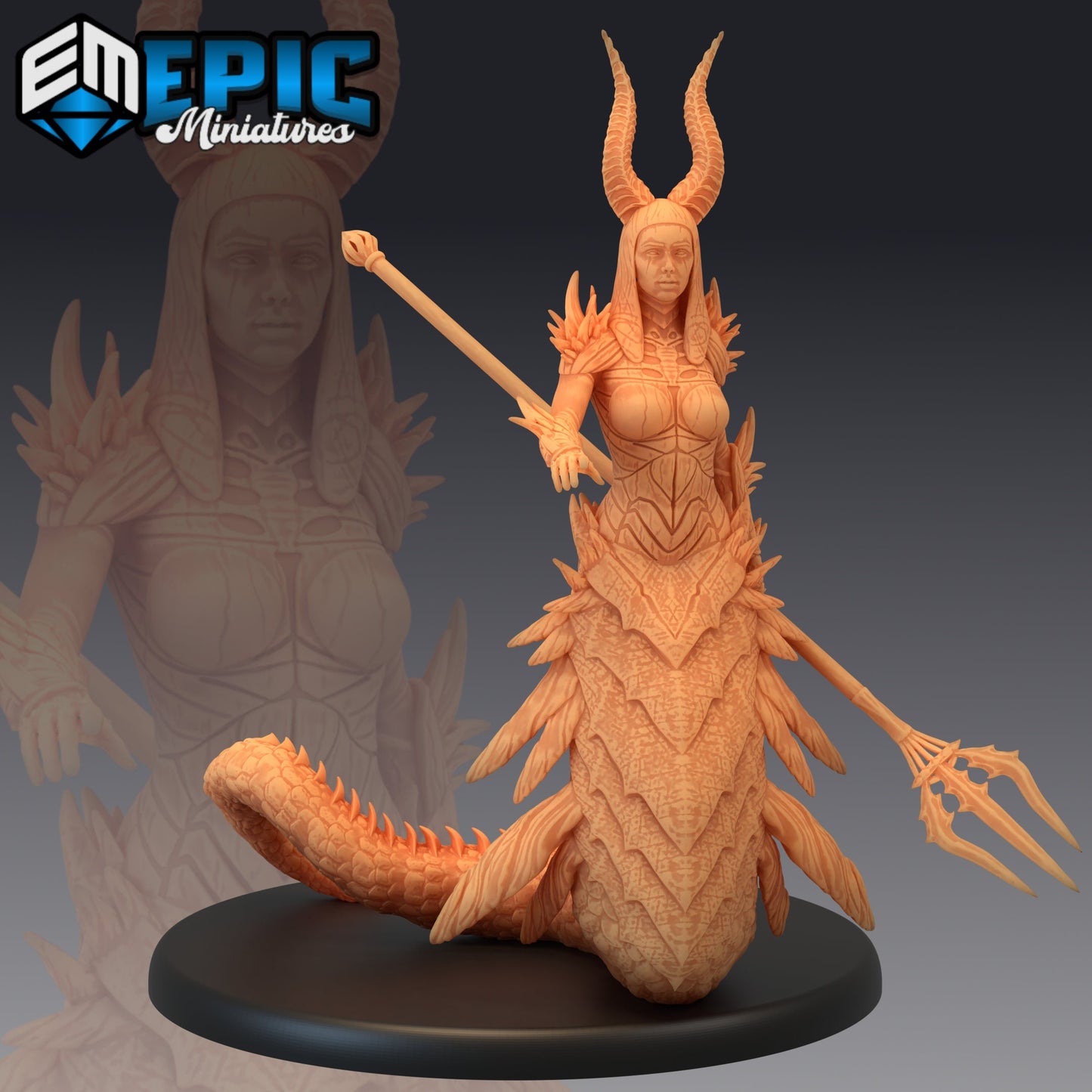 Volcanic Salamander - Epic Miniatures 