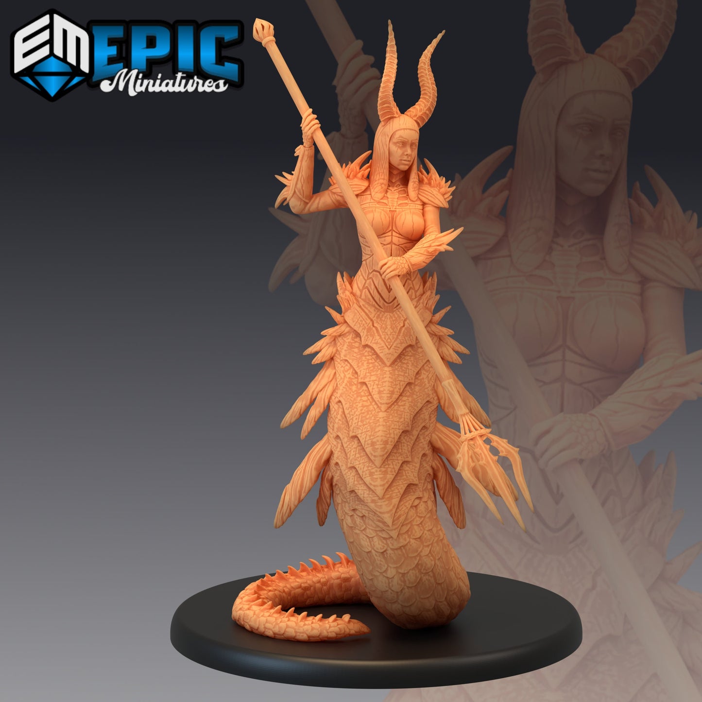 Volcanic Salamander - Epic Miniatures 