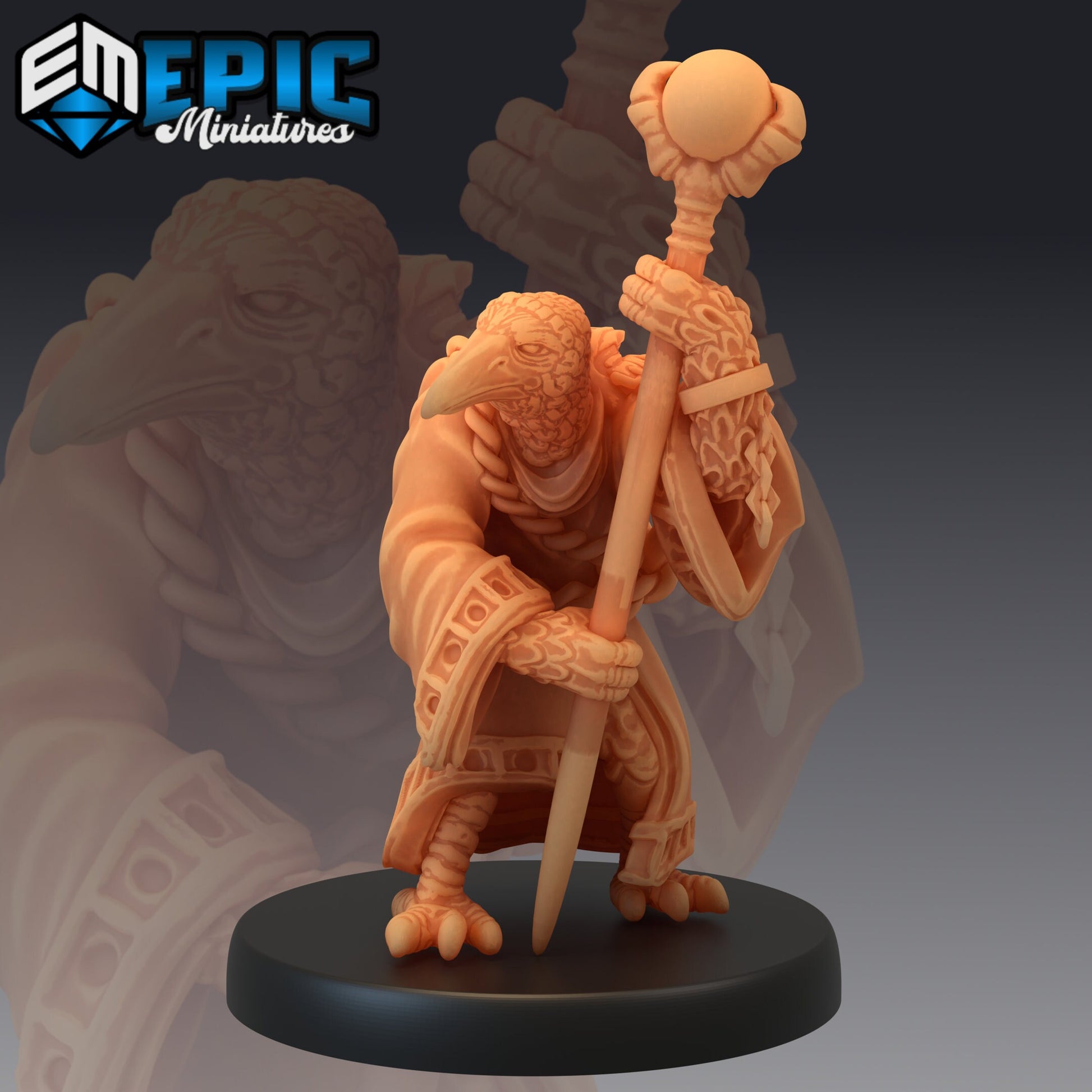 Kenku Wizard - Epic Miniatures 