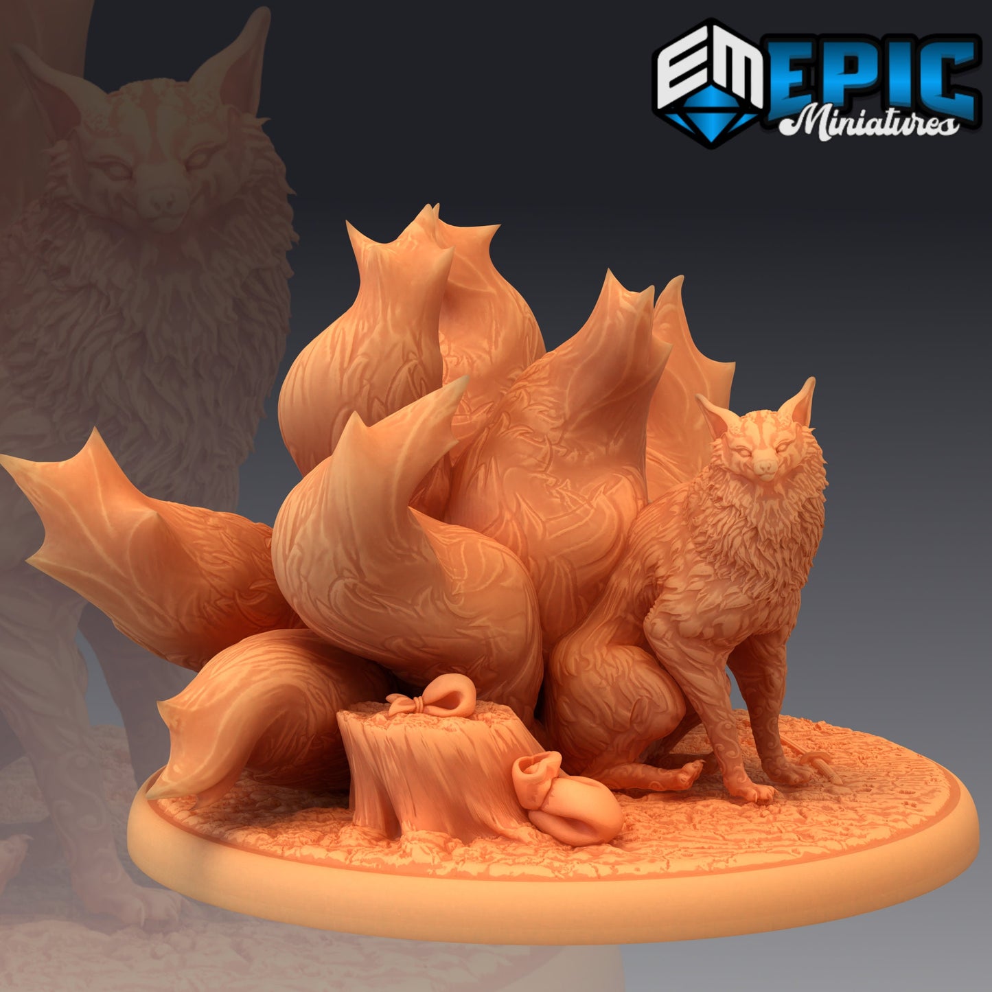 Nine Tailed Fox - Epic Miniatures 