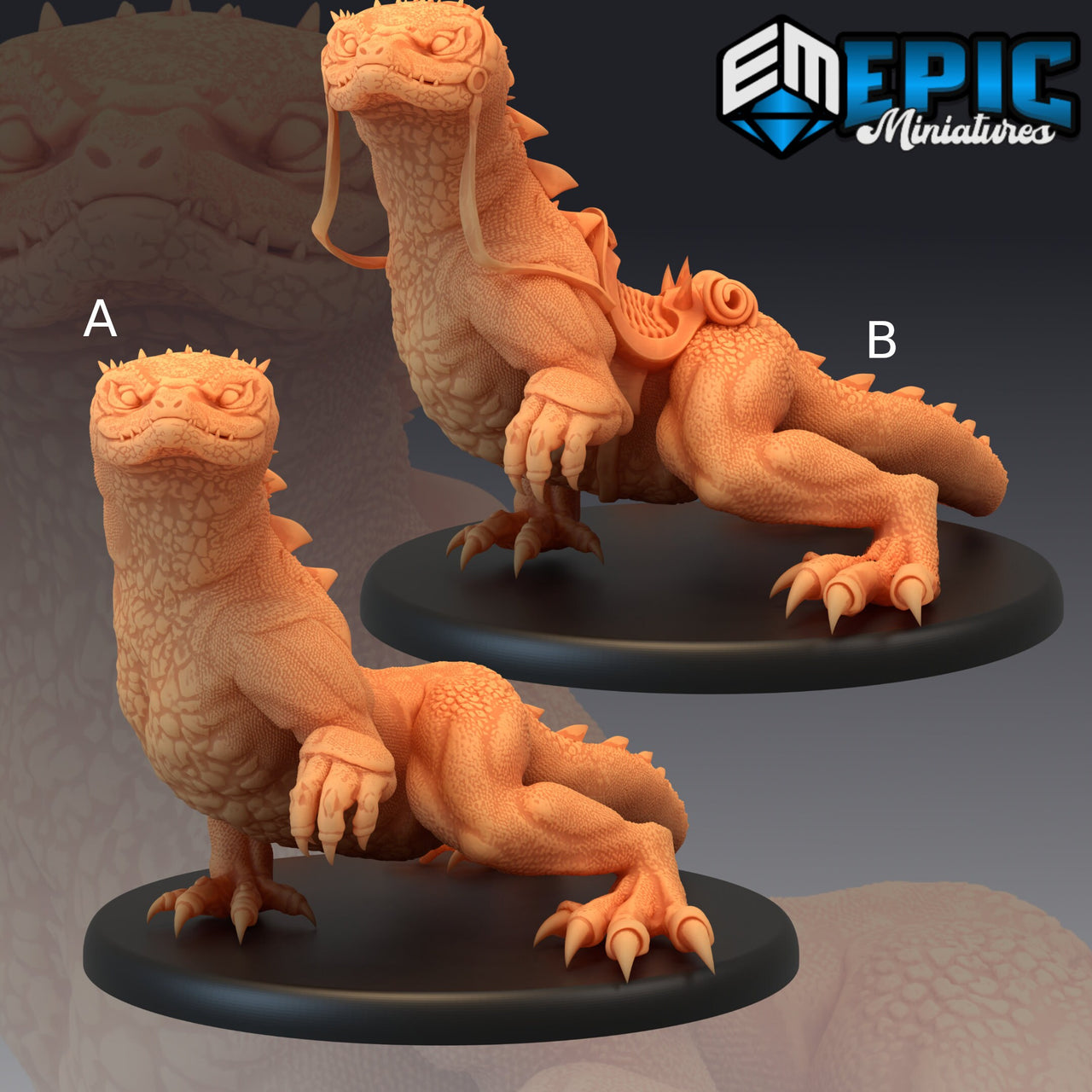 Desert Lizard - Epic Miniatures 