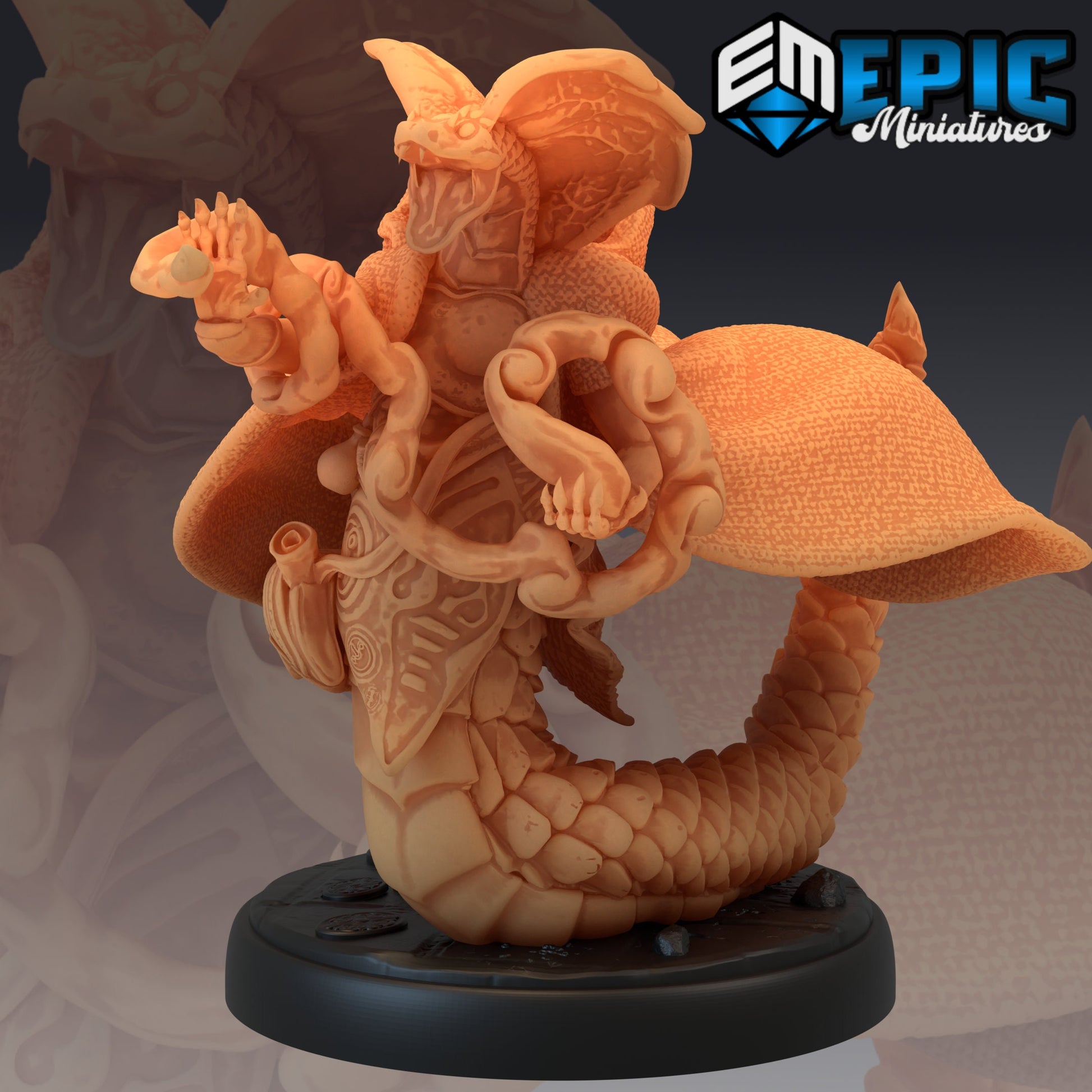 SerpentFolk Mage - Epic Miniatures 