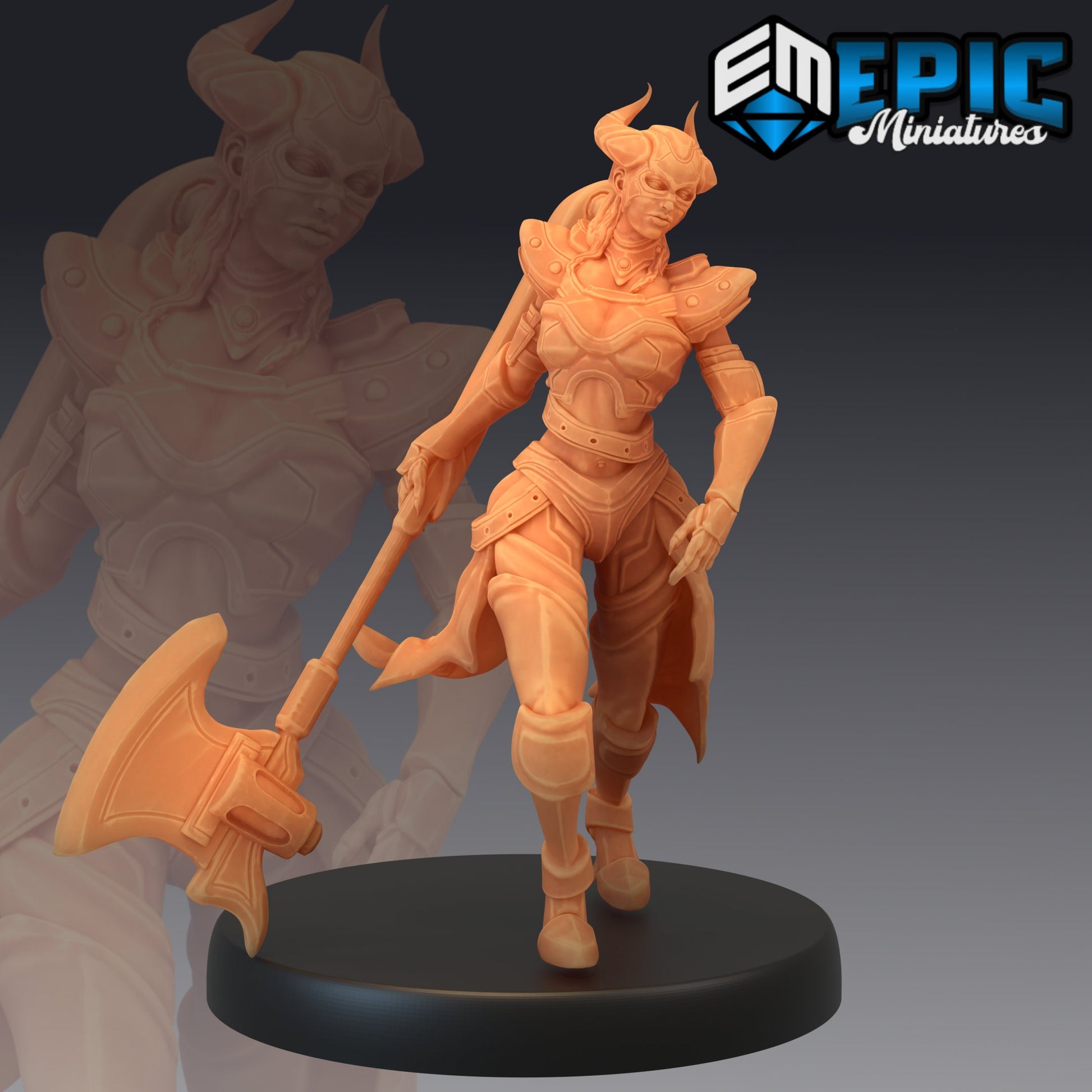 Dark Dragoon Lady - Epic Miniatures 