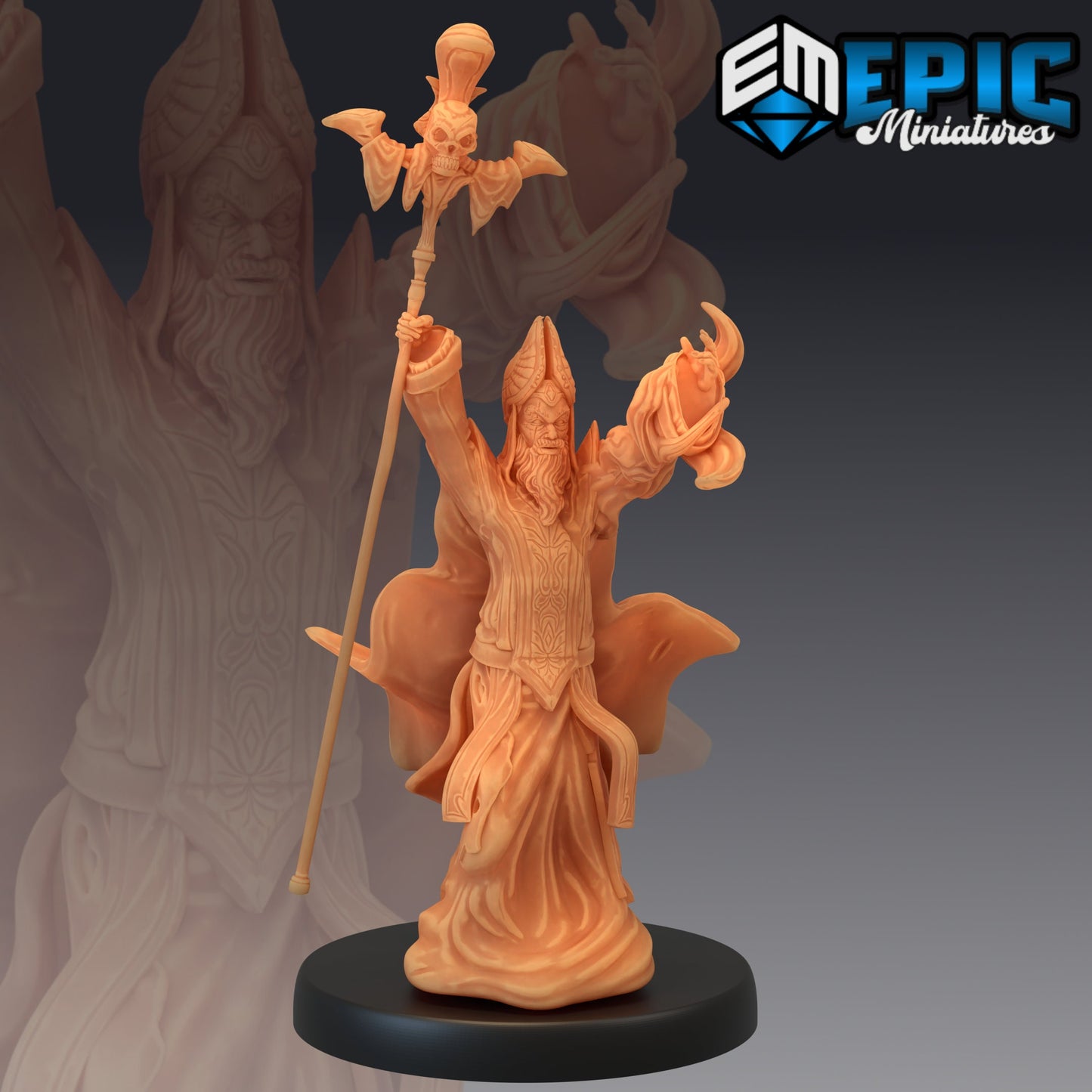 Yellow Bishop - Epic Miniatures 