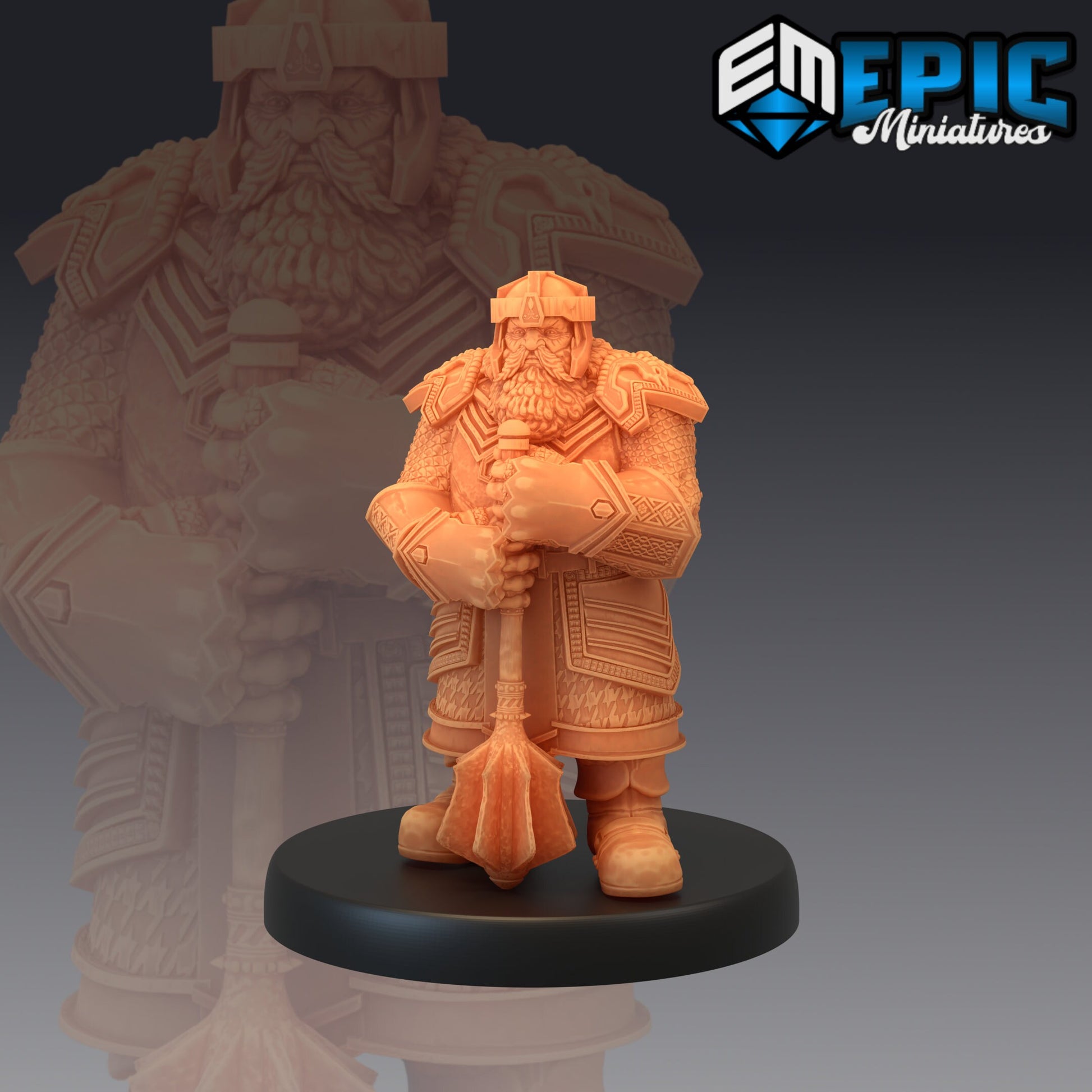 Nordic Dwarf - Epic Miniatures 