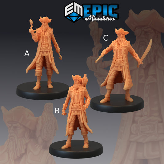 Pirate Captain - Epic Miniatures 