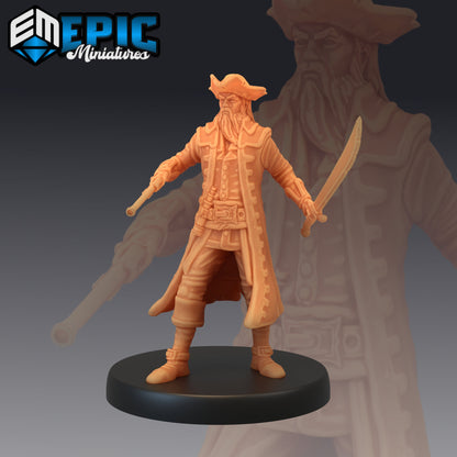 Pirate Captain - Epic Miniatures 