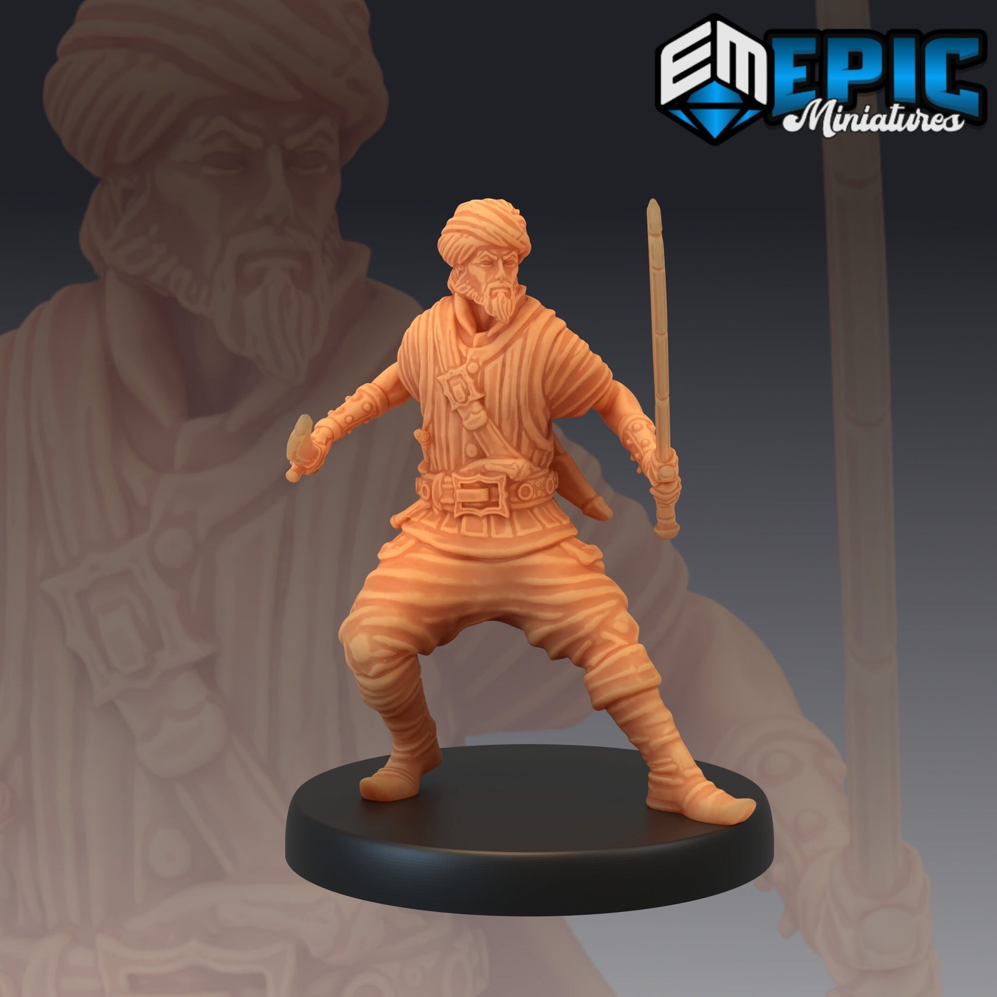 Pirate Cutthroat- Epic Miniatures 
