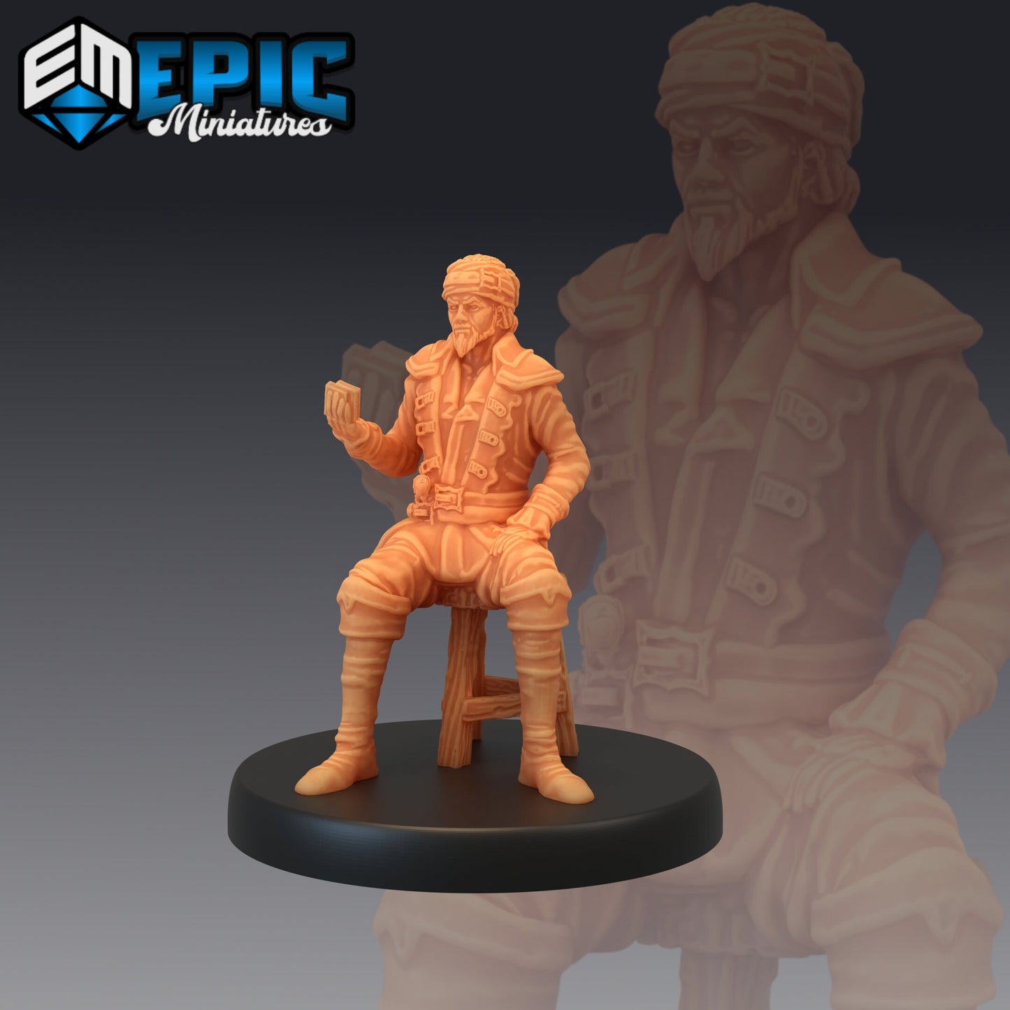 Pirate Sailing Master - Epic Miniatures 