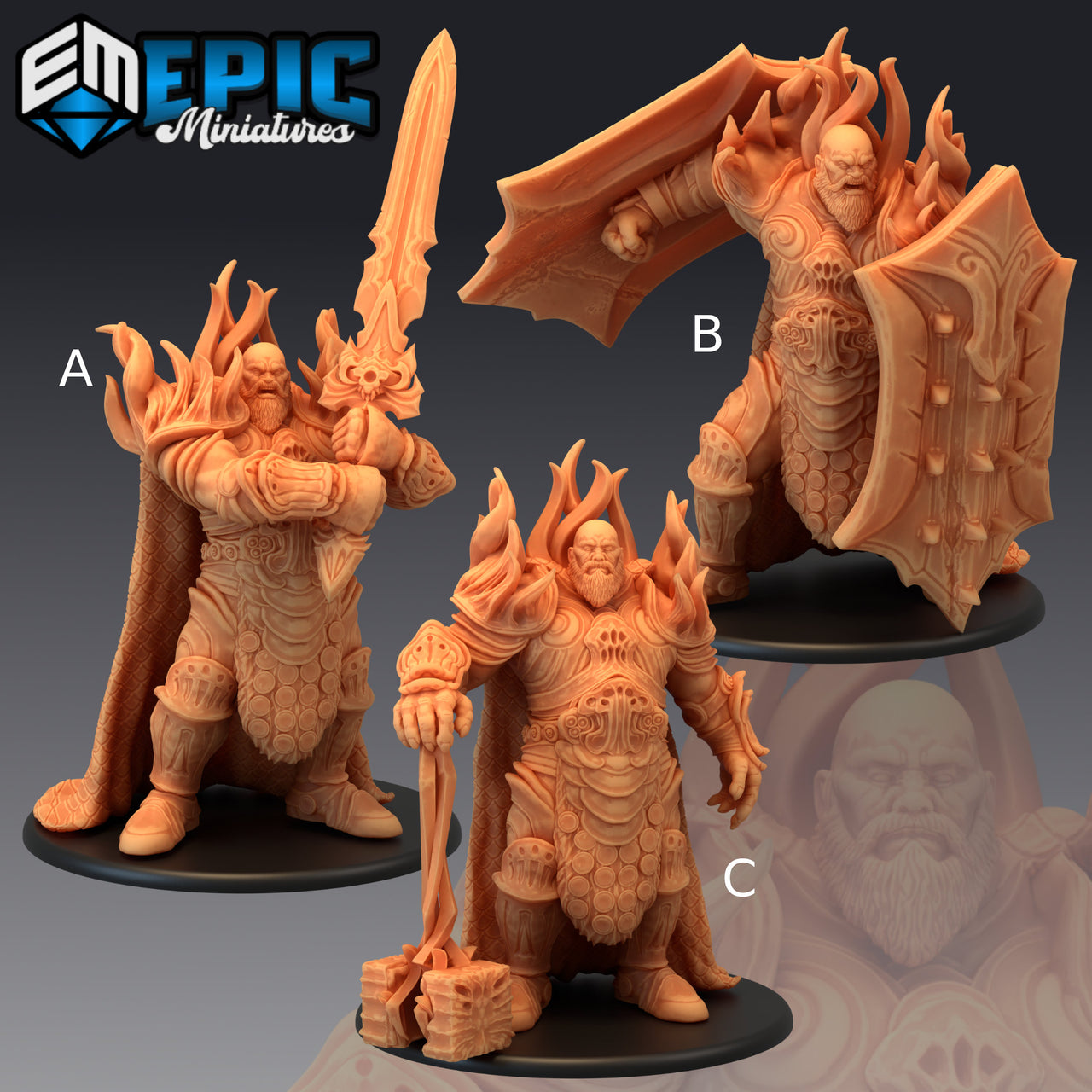 Fire Giant - Epic Miniatures 