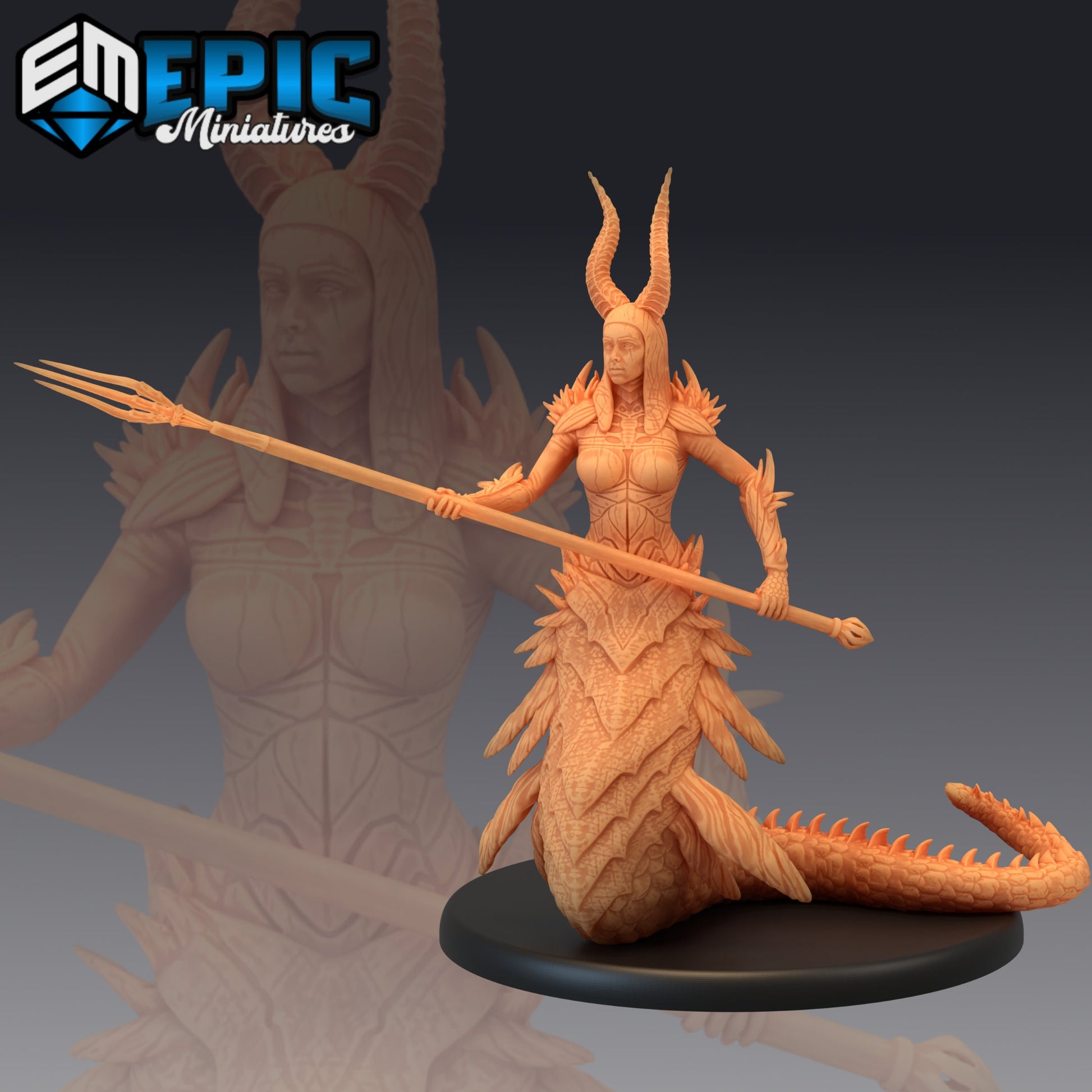 Volcanic Salamander - Epic Miniatures 