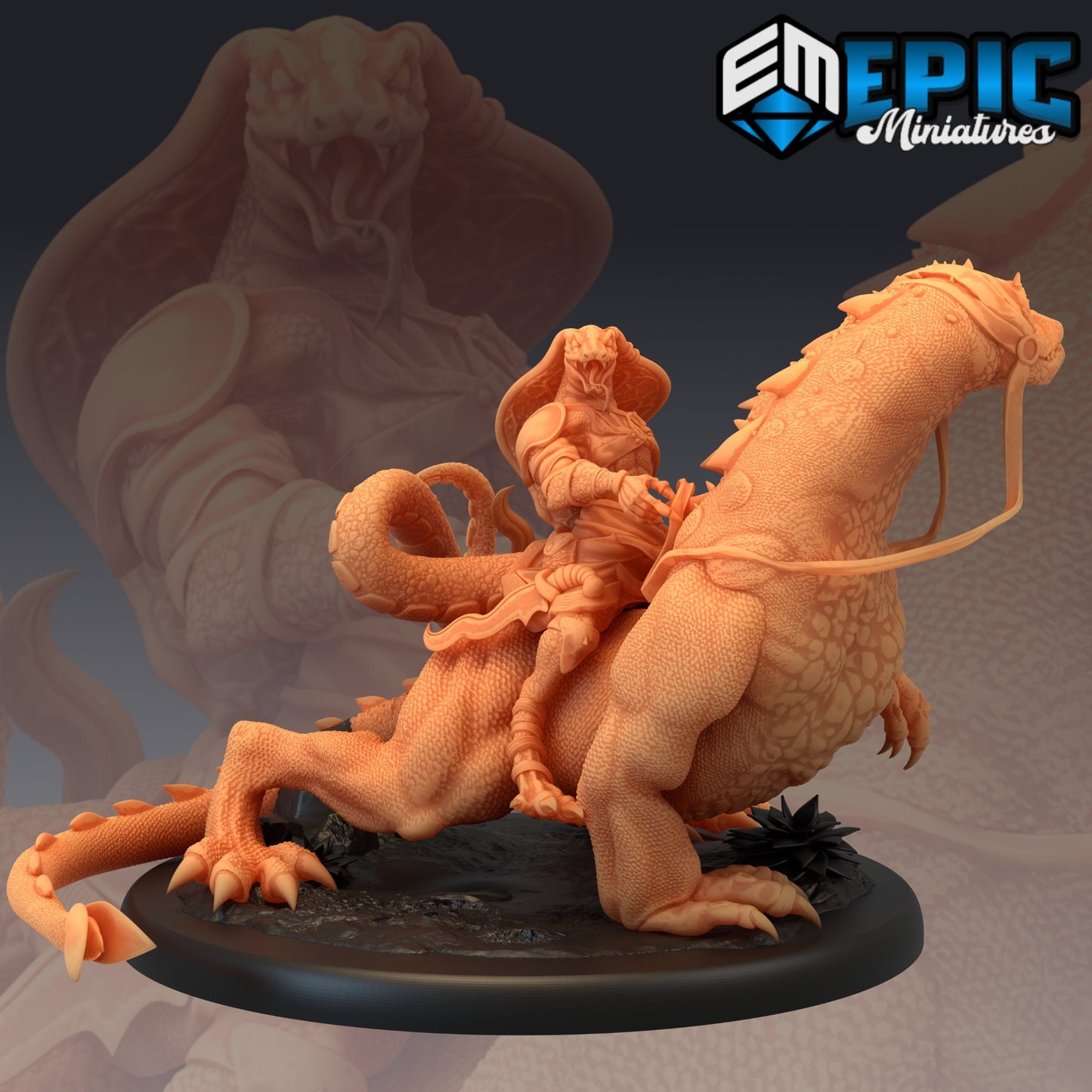 Serpentfolk Warrior - Epic Miniatures 
