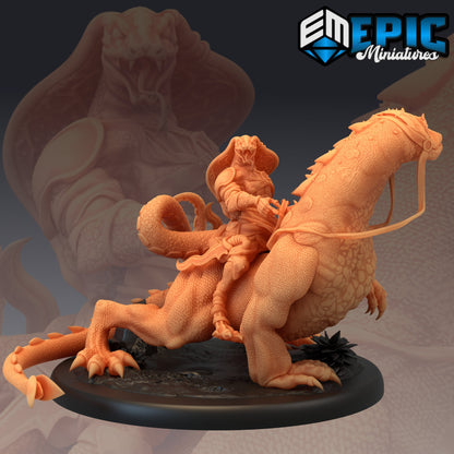 Serpentfolk Warrior - Epic Miniatures 
