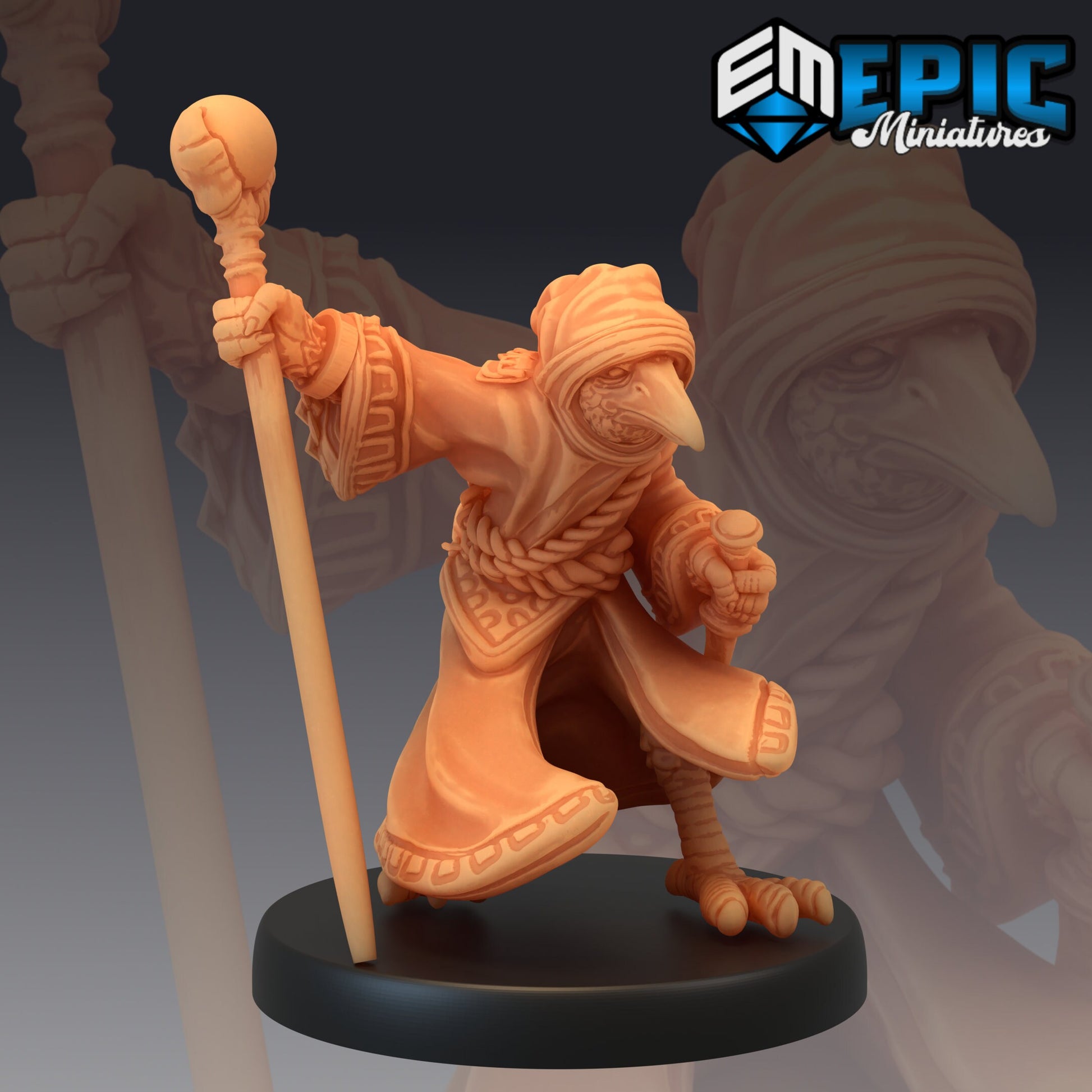 Kenku Wizard - Epic Miniatures 