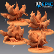 Nine Tailed Fox - Epic Miniatures 