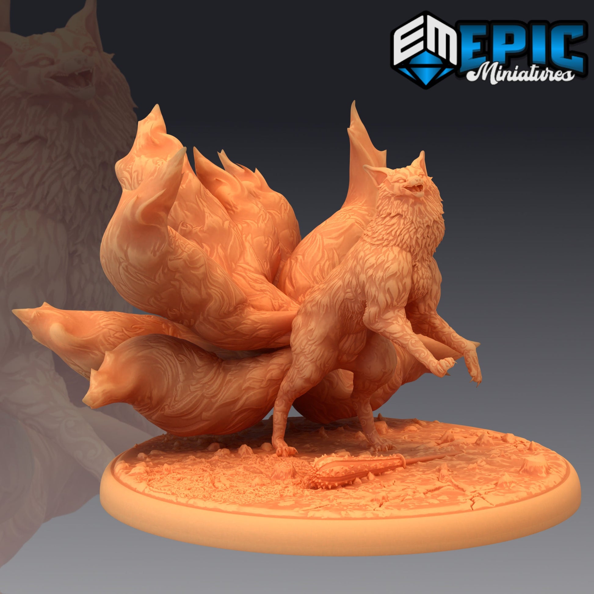 Nine Tailed Fox - Epic Miniatures 