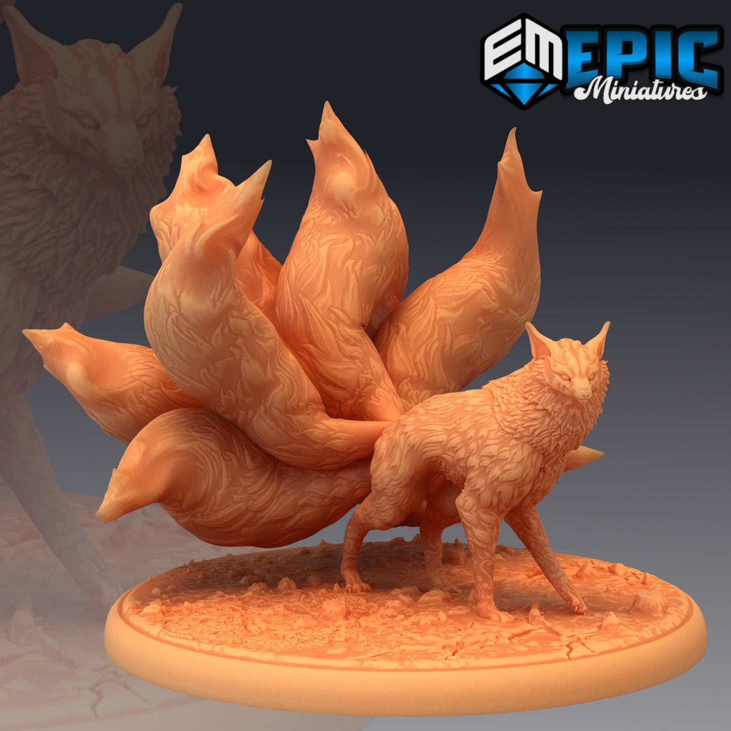 Nine Tailed Fox - Epic Miniatures 