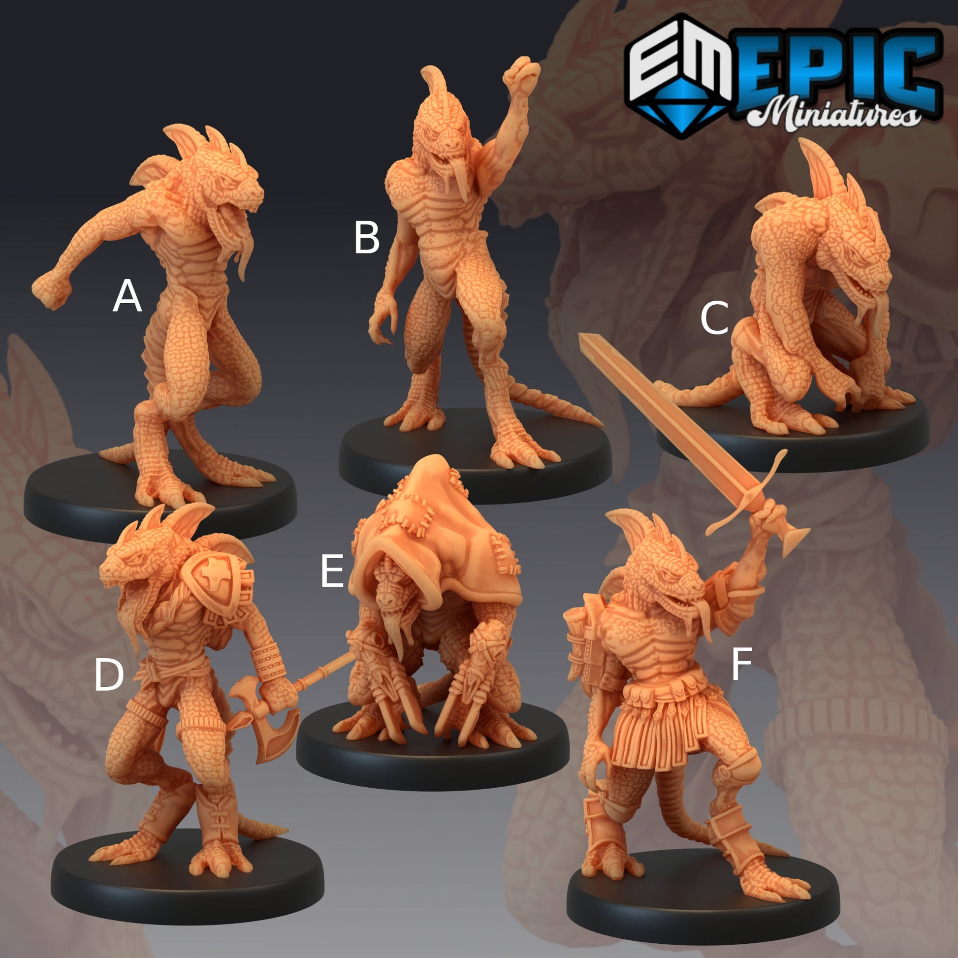 Lizardfolk - Epic Miniatures 