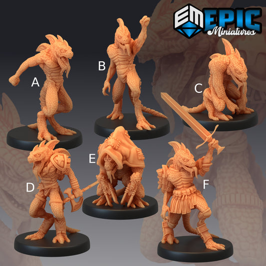 Lizardfolk - Epic Miniatures 