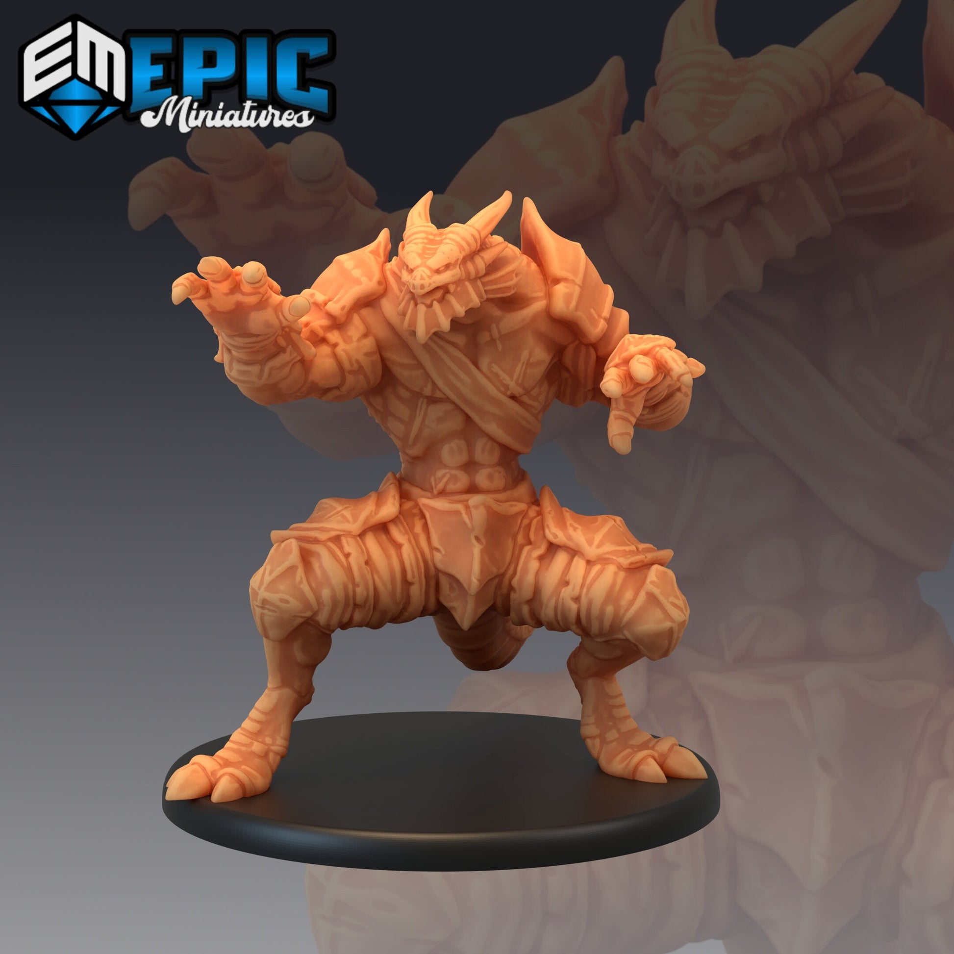 Dragonborn Warrior - Epic Miniatures 