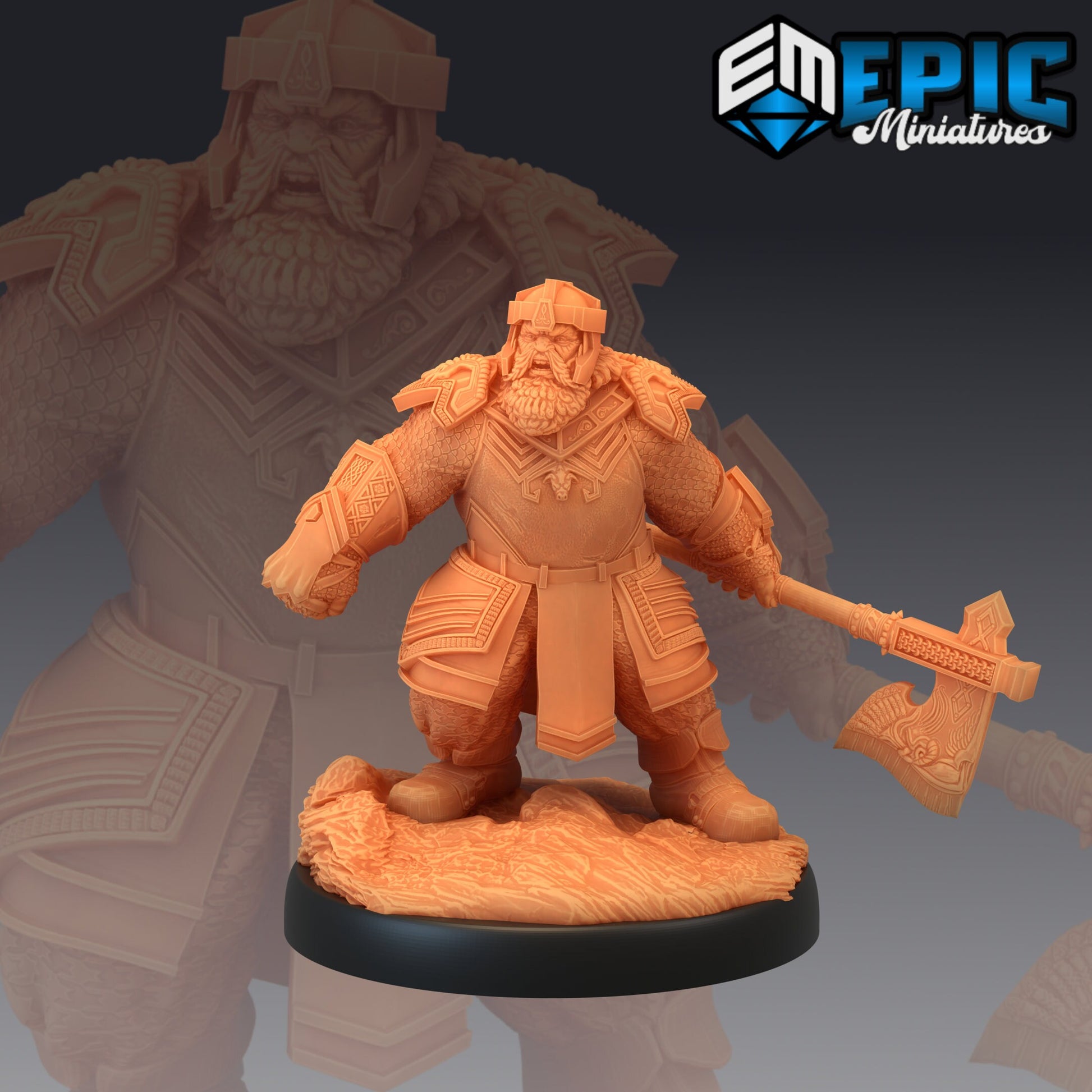 Nordic Dwarf - Epic Miniatures 