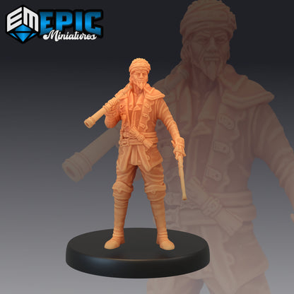 Pirate Sailing Master - Epic Miniatures 
