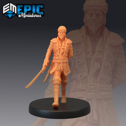 Pirate Sailing Master - Epic Miniatures 