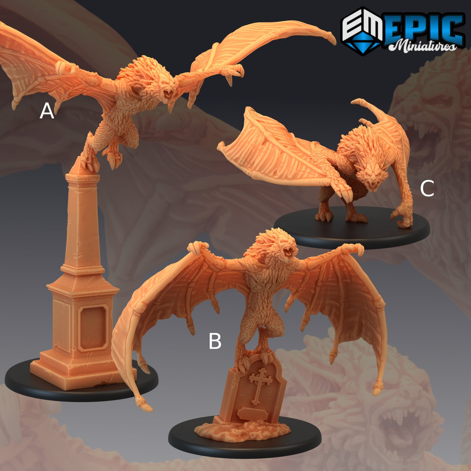 Giant Bat - Epic Miniatures 